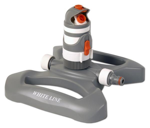 ZAVLAZOVAC 2 FUNK ROTAC. NA PODSTAVC. WHITE /max.10m - Zavlažovací program | Dom a záhrada