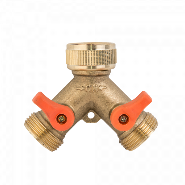 ROZDELOVAC "Y" 3/4 s ventilmi mosadz