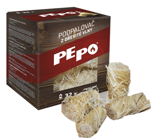 TUHY PODPALOVAC   z drevenej vlny 32ks                      * /PE-PO/
