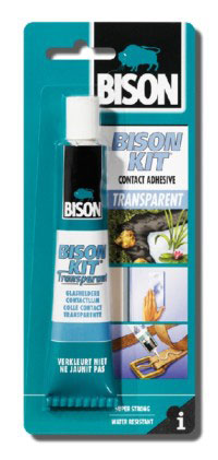 BISON KIT TRANSP. CONTACT ADHES.