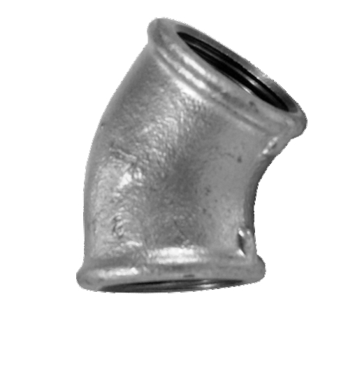 Pozink 120 KOLENO 45° DN10 3/8"