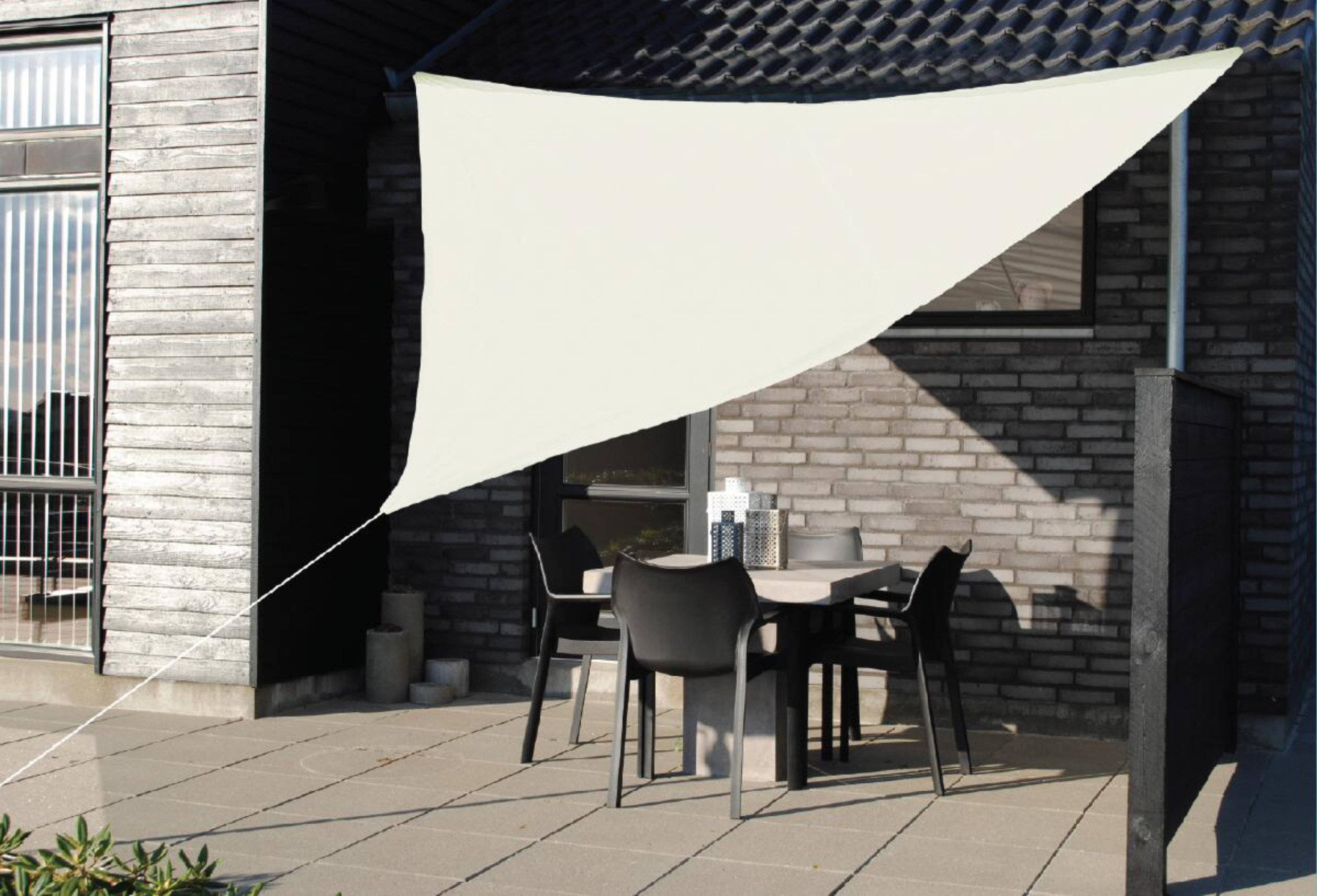 SLNECNA PLACHTA 3,6x3,6x3,6 trojuholnik bezovy 