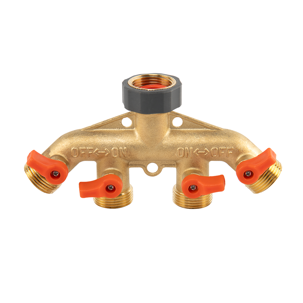 ROZDELOVAC 4-CEST 3/4" mosadz