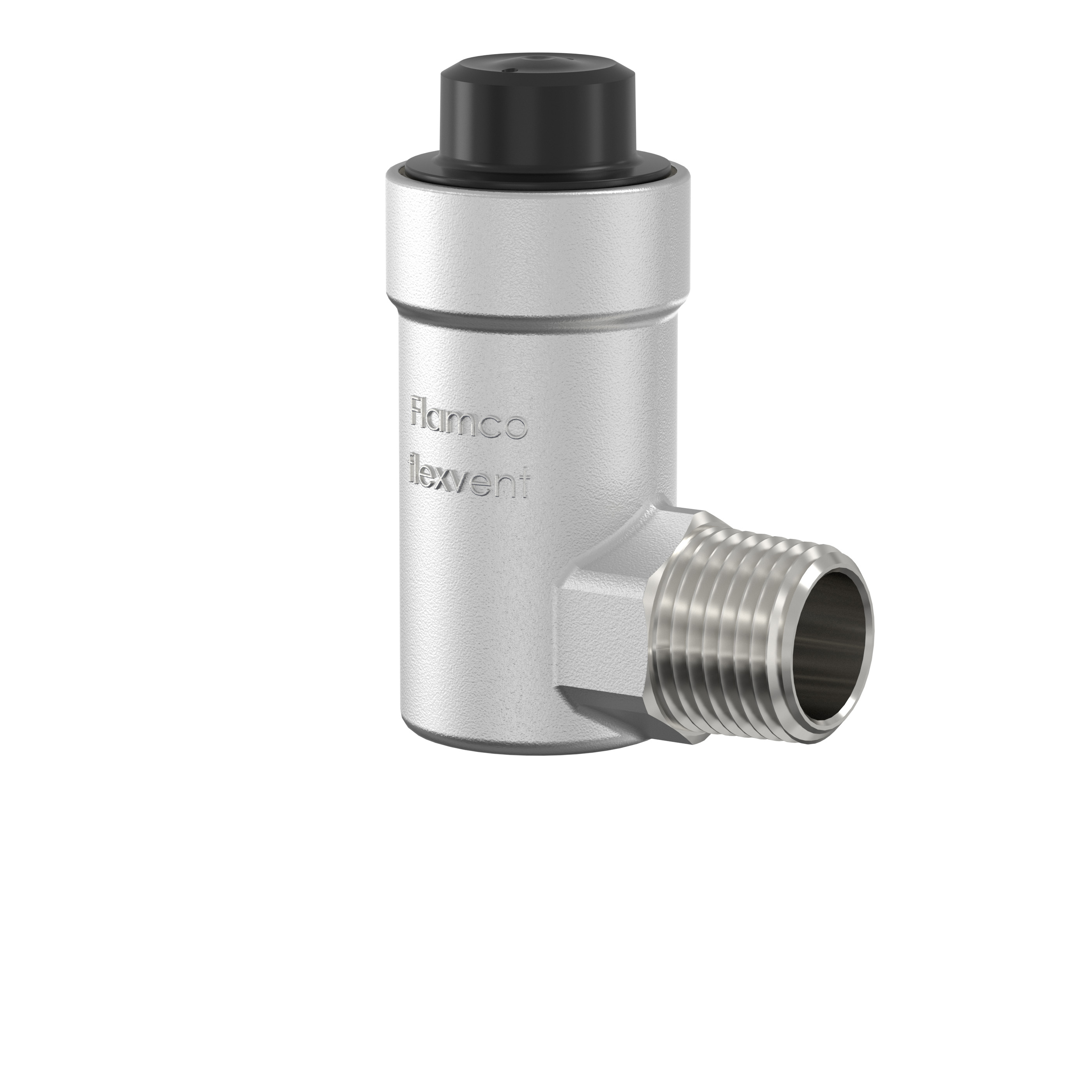 Odvzdušňovací ventil automatický rohový 1/2" FLAMCO Nikel