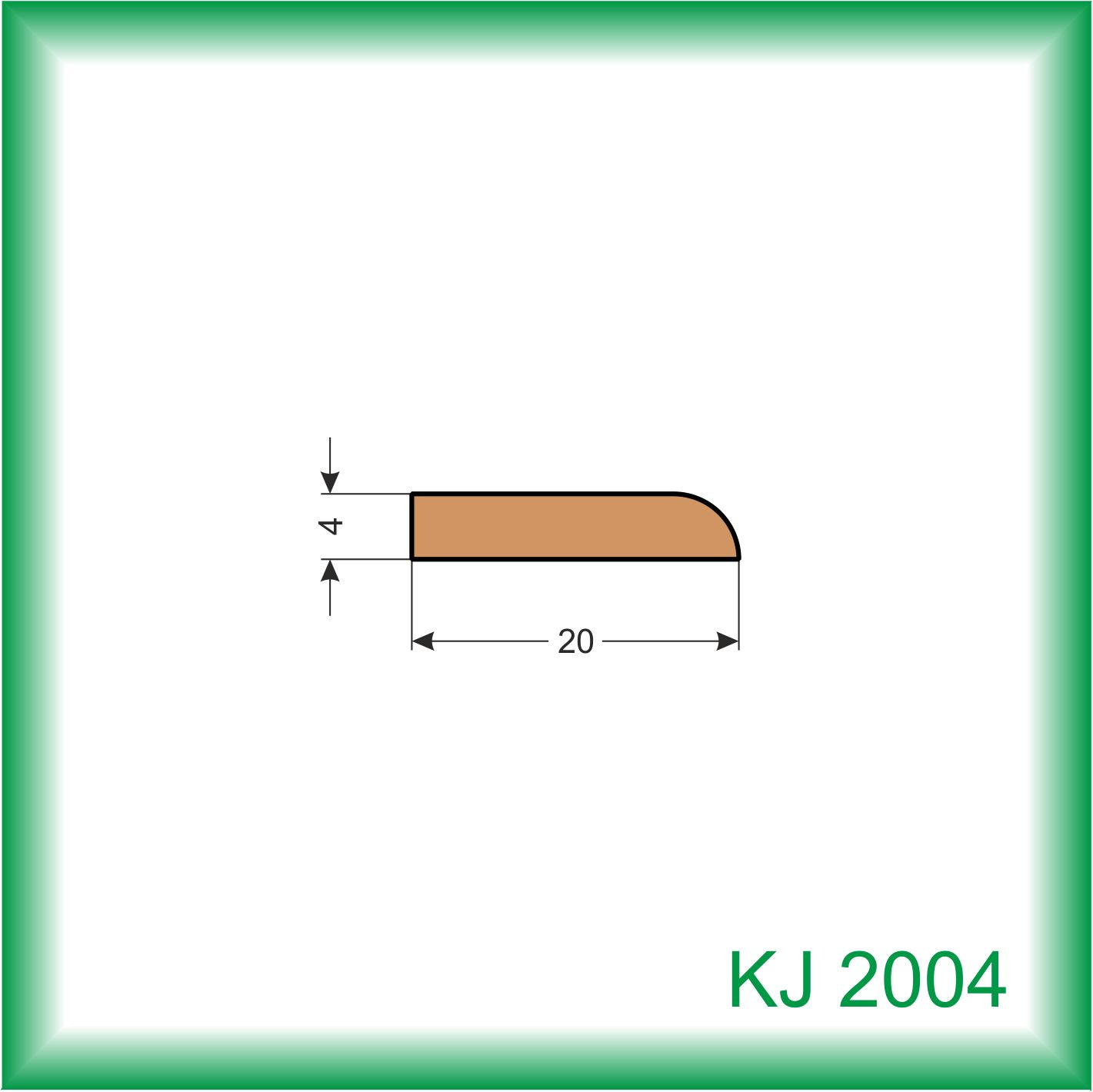 DREVENA LISTA KJ 2004     /2,5m