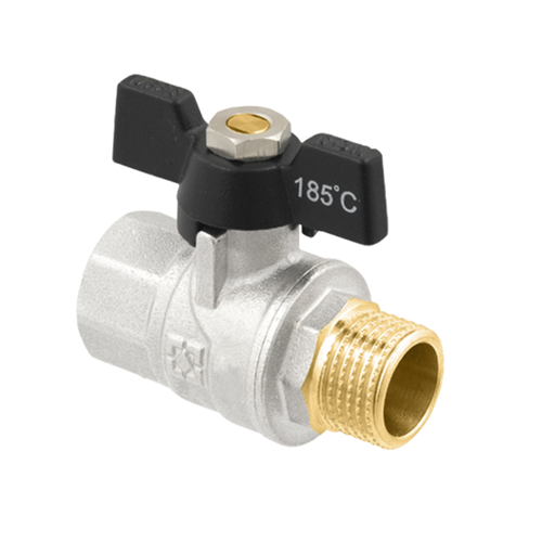 MFm ventil motýl DN 15 1/2" Black PN50