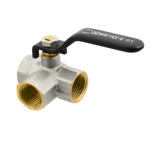 TROJCESTNY VENTIL typ T Dn20 3/4" Black PN16