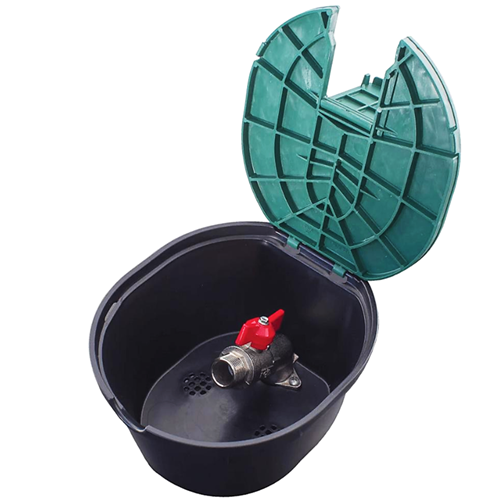 ŠACHTA okrúhla s ventilom 3/4" 210x130-výška